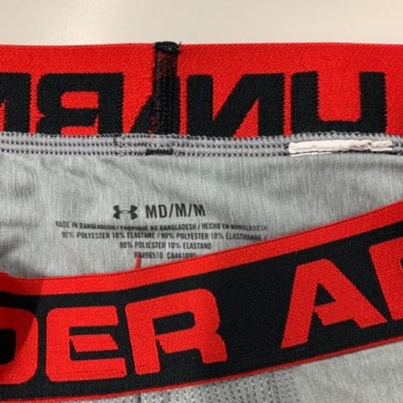UNDER ARMOUR MENS PRE-OWNED GRAY BOXER BRIEFS MED - Picture 3 of 4